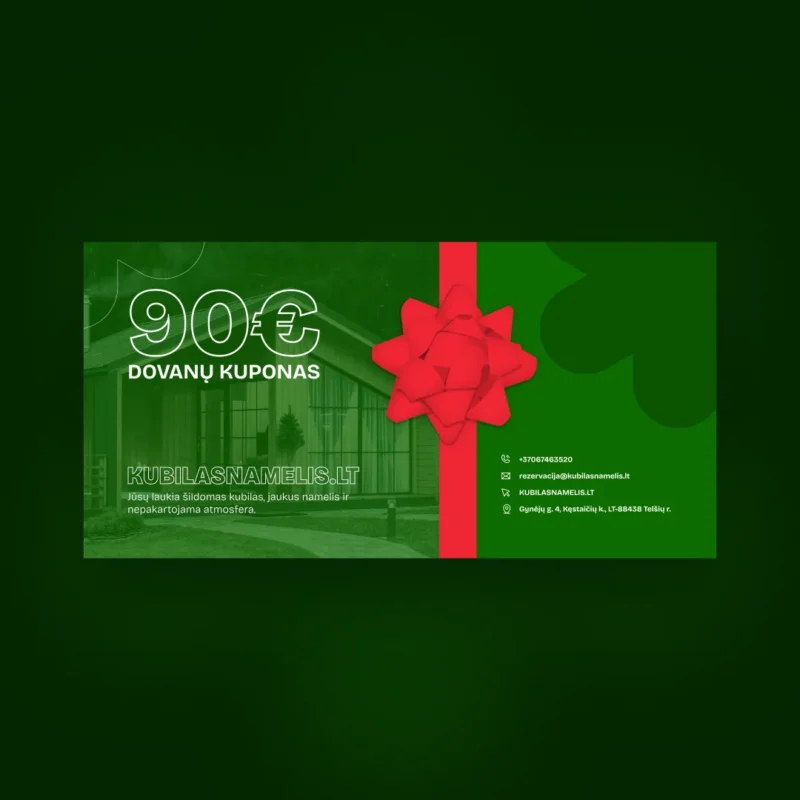 90€ DOVANŲ KUPONAS
