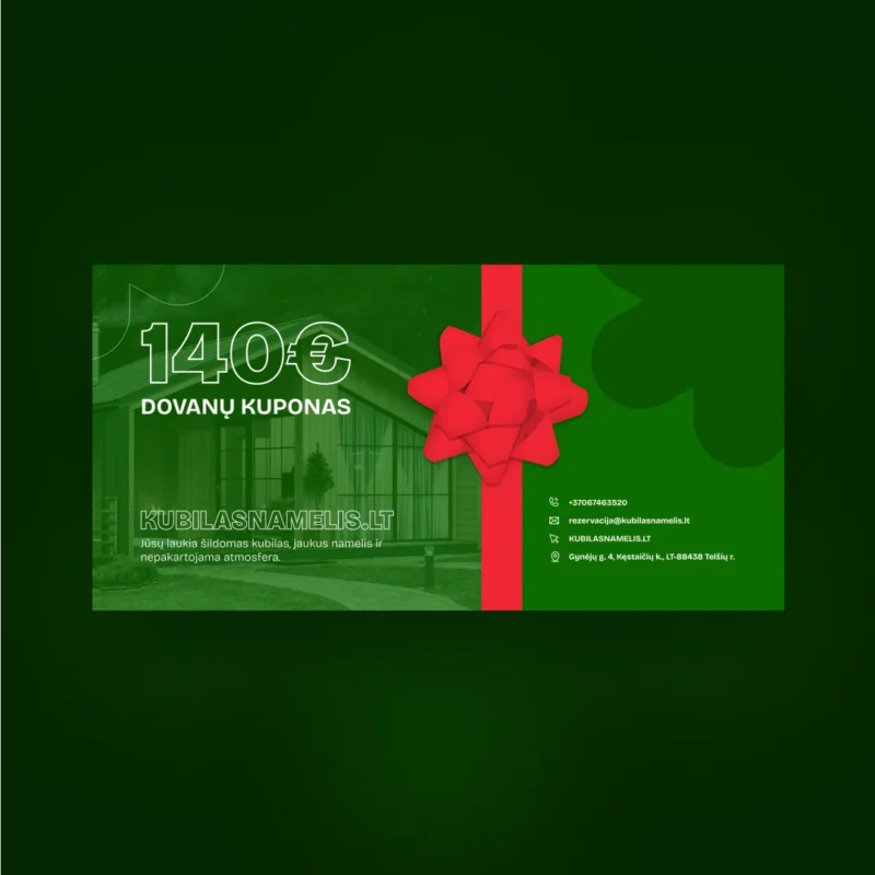 140€ DOVANŲ KUPONAS